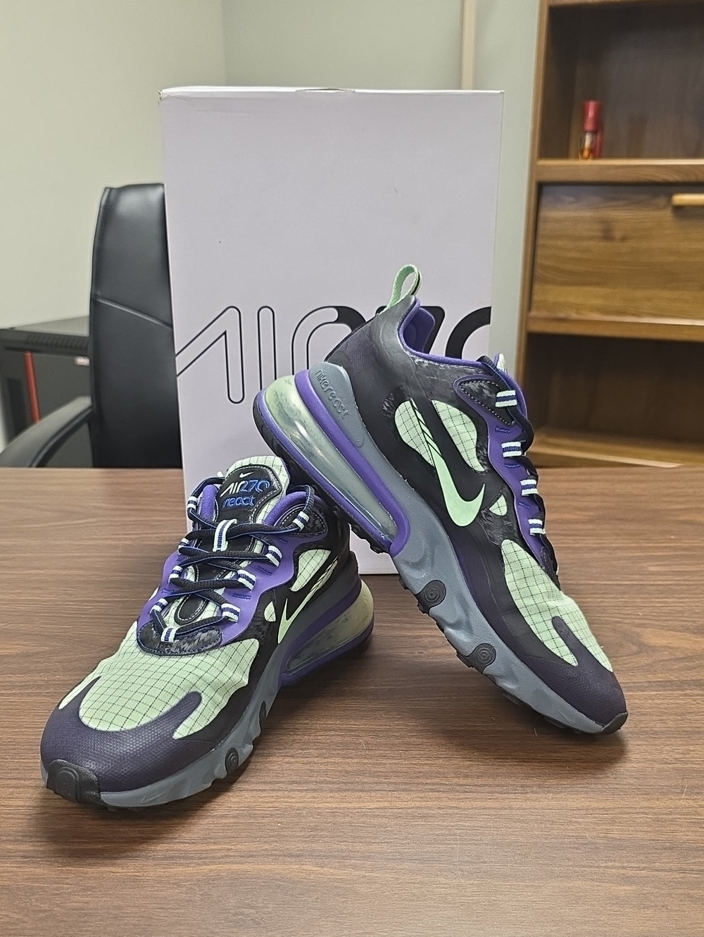 Nike Air Max 270 React 'Future Swoosh' (2019) CT1617-001 Men's 9.5